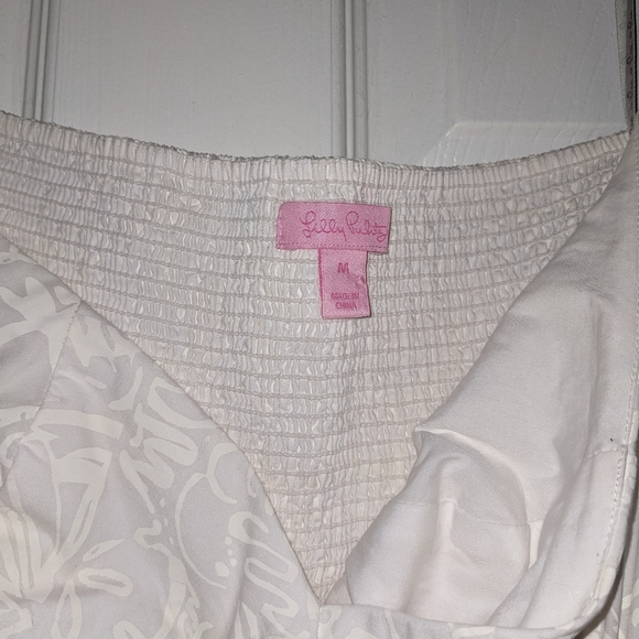 White patterned dress - Picture 3 of 3